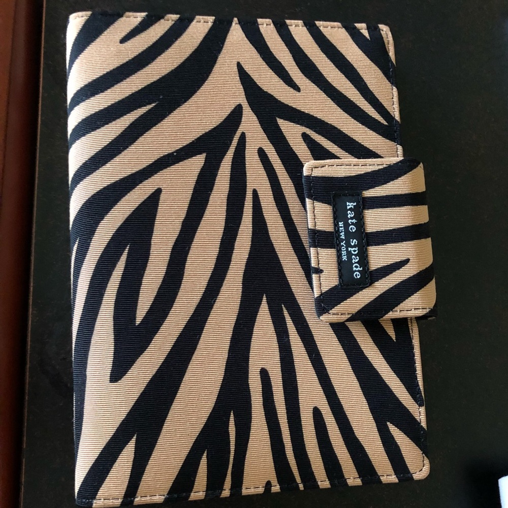 $198 Kate Spade leopard organizer - never used